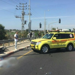 מקום התאונה צילום: תיעוד מבצעי מד"א