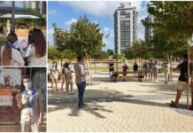סיירת קורונה, המורכבת מחברי תנועות הנוער החלה בפעילות סיירת קורונה - נתניה 2020 - חברי תנועת מכבי צעיר פולג - עיר ימים