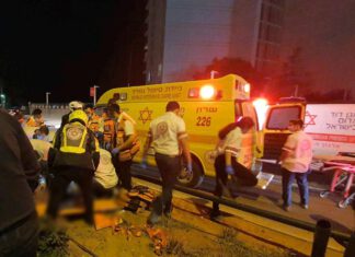 גידול חד במספר תאונות הדרכים עם נפגעים בהן מעורבים אופנועים תאונת דרכים בנתניה - שדרות בן עמי