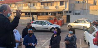 תל מונד: לראשונה תוכנית עבודה מסודרת לטיפוח שכונת וולפסון שכונת וולפסון - תל מונד. סיור מקצועי של ראש המועצה לין קפלן