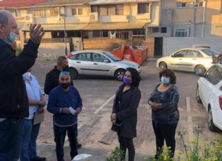 תל מונד: לראשונה תוכנית עבודה מסודרת לטיפוח שכונת וולפסון שכונת וולפסון - תל מונד. סיור מקצועי של ראש המועצה לין קפלן