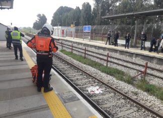 נתניה: רכבת פגעה בהולך רגל שמעד על הפסים
