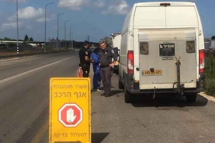 מבצע תנועה רחב להורדת כלי רכב מהכביש באמצעות יחידת השיטור העירוני כפר יונה