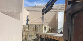 מחולל חמצן ענק נשלח מבי"ח לניאדו להודו למלחמה בקורונה מחולל חמצן ענק למלחמה בנגיף קורונה נשלח מנתניה להודו