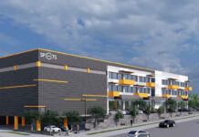 פארק תעסוקה כפר יונה: היתר בנייה ראשון למבנה "ספץ" פארק תעסוקה אבן יהודה. בצילום מרכז ספץ תעשיות שיכלול מרכז לוגיסטי, משרדים וחנות מפעל