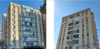 על אף התייקרות הריביות במשק, פרויקט שיקום חזיתות בנתניה יימשך שיפוץ חזיתות בנתניה. צילום ארכיון באדיבות עיריית נתניה