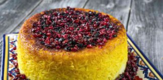 תהדיג פרסי – כך תכינו עוגת אורז פרסי מושלמת המטבח הפרסי הוא אחד המטבחים העשירים והעתיקים בעולם. תהדיג פרסי היא מעין "עוגת" אורז הכוללת תחתית קראנצ'ת של תפוחי אדמה. הטעם? מושלם!