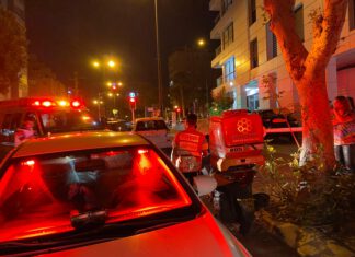 צעיר נורה ברחוב אוסישקין בנתניה
