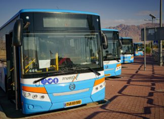 האוטובוסים החדשים שיופעלו בקווים בנתניה הגיעו לארץ