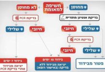 נתניה נושקת לאדום; שליש מהמאומתים תלמידים מתווה בדיקות קורונה: מחוסנים, לא מחוסנים.
