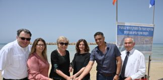 מגינים על המצוק: נחנכו שני שוברי גלים בנתניה