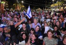 מאות מתושבי נתניה ציינו את יום ירושלים בשירת המונים יום ירושלים - נתניה 2022