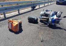 רוכב אופנוע נפצע באורח בינוני בסמוך למחלף יקום צוותי איחוד הצלה ומד"א שהגיעו למקום, העניקו לפצוע סיוע ראשוני; בתאונת שרשרת שארעה בצומת פרדסיה נפצעו באורח קל שלוש נשים.
