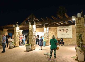 התערוכה "קשרים" – אמני נתניה מציגים בתערוכה השנתית בתמונה: טקס פתיחת התערוכה החגיגית השנתית של אגודת אמני האמנות הפלסטית בנתניה. התערוכה "קשרים" תינעל בראשון לספטמבר.