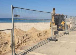 מעקות בטיחות באורך 800 מטרים הוחלפו לאורך טיילת סירונית