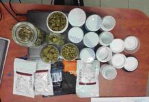 אישום: בן 60 מנתניה מכר סמים לנערים בתמונה: סמים שנמצאו אצל הנאשם במכירתם לקטינים ולבגירים.