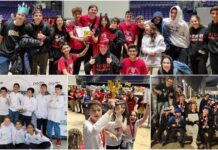 כפר יונה: שש מתוך 10 קבוצות רובוטיקה בגמר הארצי בתמונה: קבוצות רובוטיקה - כפר יונה זוכות בתחרות האזורית ומעפילות לגמר הארצי.