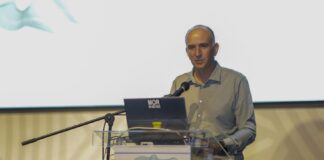 נתניה אירחה את הוועידה השנתית לנחלים בישראל לשנת 2023 מנכ"ל המשרד להגנת הסביבה גיא סמט. צילום אורי חבושי באדיבות המשרד להגנת הסביבה