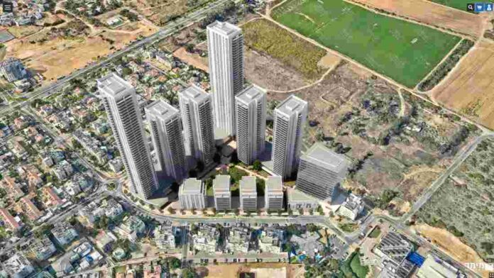 פינוי ובינוי בנתניה - הדמיית פרויקט ענב במתחם רחוב נחום - בלב שכונת דורה בנתניה