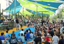עשרות משפחות חגגו חנוכת גינה ציבורית חדשה בשכונת יפה נוף הגינה שהתושבים בחרו. שכונת יפה נוף - כפר יונה