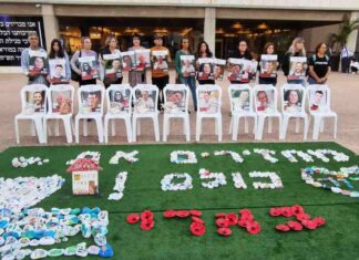 תלמידים ועובדי התע"שיון במיצג מרגש להחזרת החטופים מיזם אמנותי בקריאה להחזרת חטופי קיבוץ בארי - אותו יצרו תלמידי מגמת אמנות בחטיבת הביניים שטקלים נתניה יחד עם עובדי תע"שיון - מרכז יום תעסוקתי