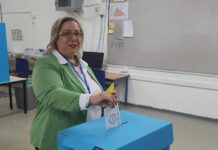 אחוזי הצבעה גבוהים במועצה מקומית קדימה – צורן ראש מועצת קדימה - צורן מממשת את זכותה להצביע.