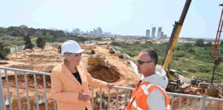 החלו העבודות להקמת גשר "חבצלת הקטנה" עוקף עין התכלת כביש וגשר חבצלת הקטנה - עוקף עין התכלת - צפון נתניה