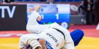 מדליית ארד לג'ודוקא שגיא מוקי בגראנד סלאם טבילסי שגיא מוקי זכה במדליית ארד בסבב גרנד סלאם טבילסי 2024. צילום: גבריאלה סבאו (Sabau Gabriela) - איגוד הג'ודו