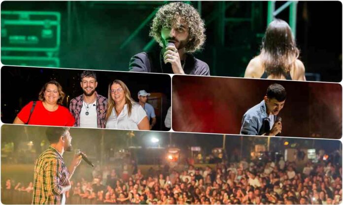 קולאז' תמונות מתוך מסיבת פתיחת הקיץ - נוער נתניה 2024. צילום עיריית נתניה