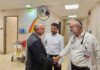 דלל למשרד הבריאות: אשרו מכשיר MRI נוסף לביה"ח לניאדו ח"כ אלי דלל, יו"ר הוועדה לשלום הילד, בעת ביקור באגף הילדים - בית חולים לניאדו בנתניה.