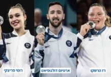 שלוש מתוך שבע המדליות האולימפיות לספורטאים תושבי נתניה שלושה ספורטאים תושבי נתניה ברשימת המופלאים: רז הרשקו, ארטיום דולגופיאט ורומי פריצקי. צילום באדיבות הוועד האולימפי הישראלי