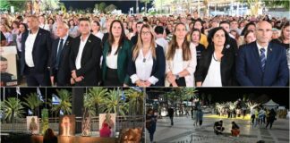 נתניה כואבת: אלפים בטקס לציון שנה לאסון השבעה באוקטובר נתניה כואבת. אלפים מתושבי נתניה בטקס המרכזי לציון שנה לאסון השבעה באוקטובר ומלחמת חרבות ברזל. צילומים: רן אליהו