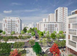 החלו העבודות לסלילת כביש עוקף נתניה מזרח כך תיראה שכונת צמרות העתידית, הממוקמת מזרחית לשכונות נאות גנים (ותיקים), עמליה וכן קריית השרון נתניה. הדמיה באדיבות משרד אדריכלים בוכמן - הוקמן