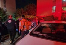 שריפה פרצה בבניין בנתניה: אם וחמישה ילדים חולצו צוותי מד"א פעלו בשיתוף איחוד הצלה. צילום איחוד הצלה