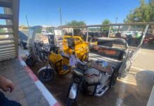 שוטרי נתניה החרימו רכבים ורשמו 170 דוחות תנועה ריקשות שהוחרמו בנתניה - במסגרת מבצע תנועה בו חולקו 170 דוחות תנועה